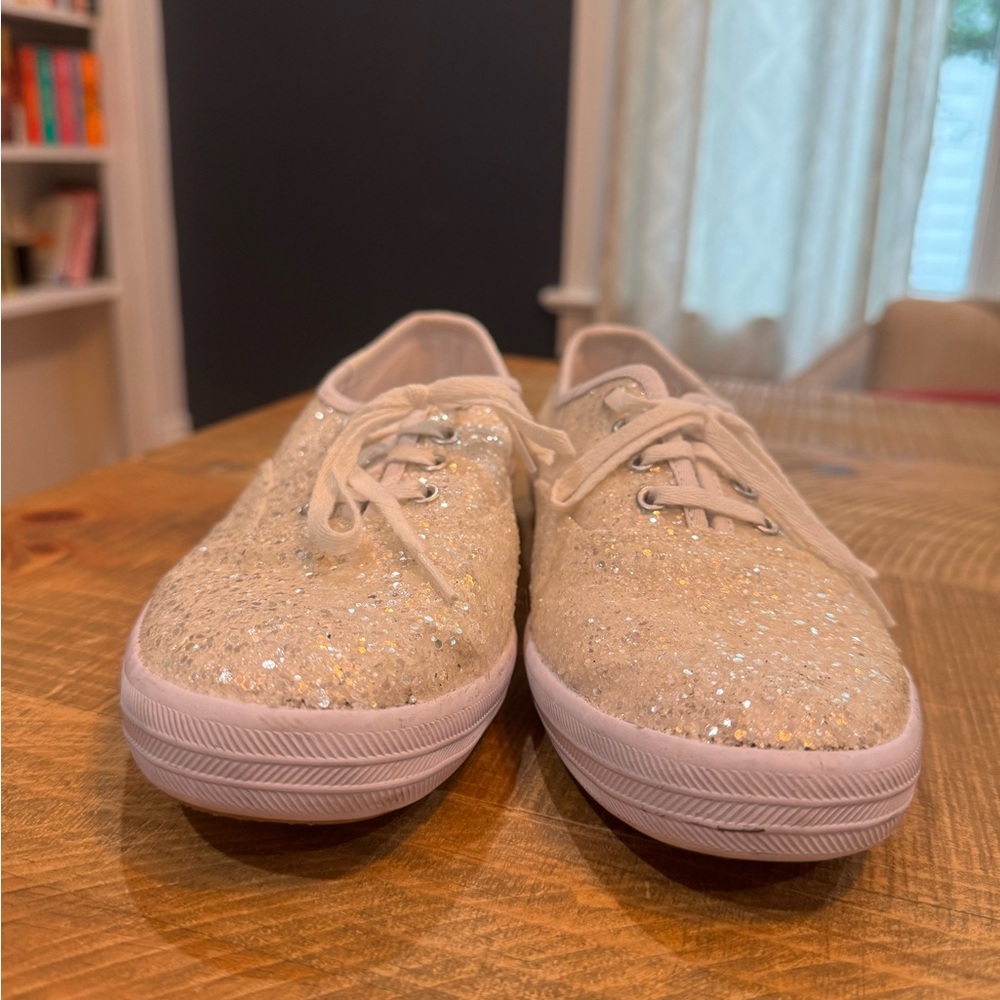 Keds Glitter White Sneakers